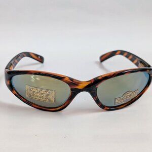 NWT Vintage 90's PC Rectangle Sport Wrap Sunglasses (S. Tortoise)